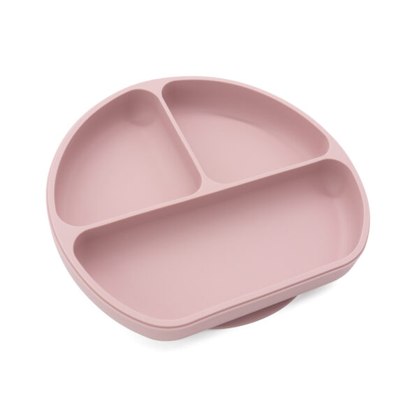 NURSIMOM PLATO DE SILICONA CON DIVISIONES Y SOPAPA